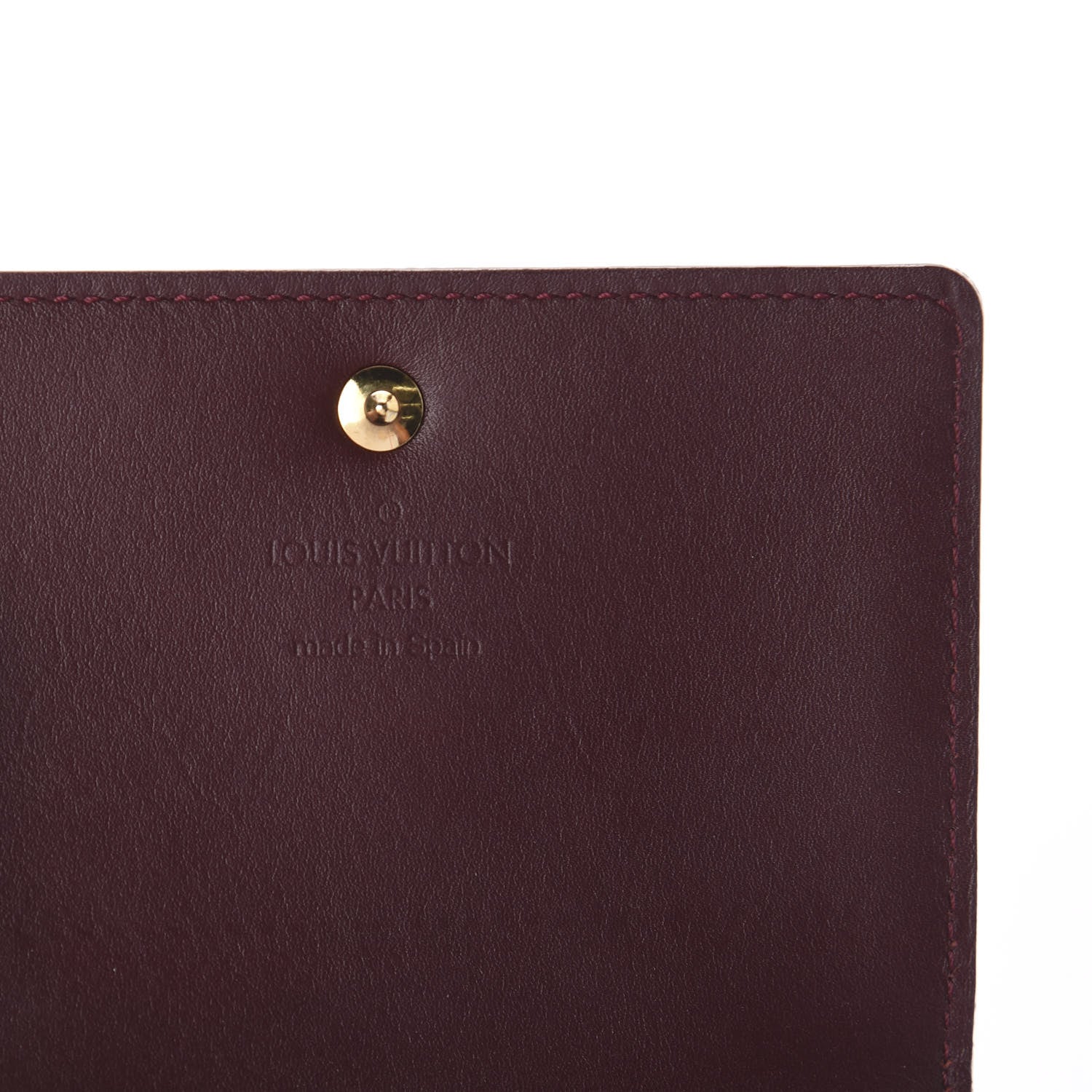 Louis Vuitton Vernis Business Card Holder Rouge Fauviste 4 of 4