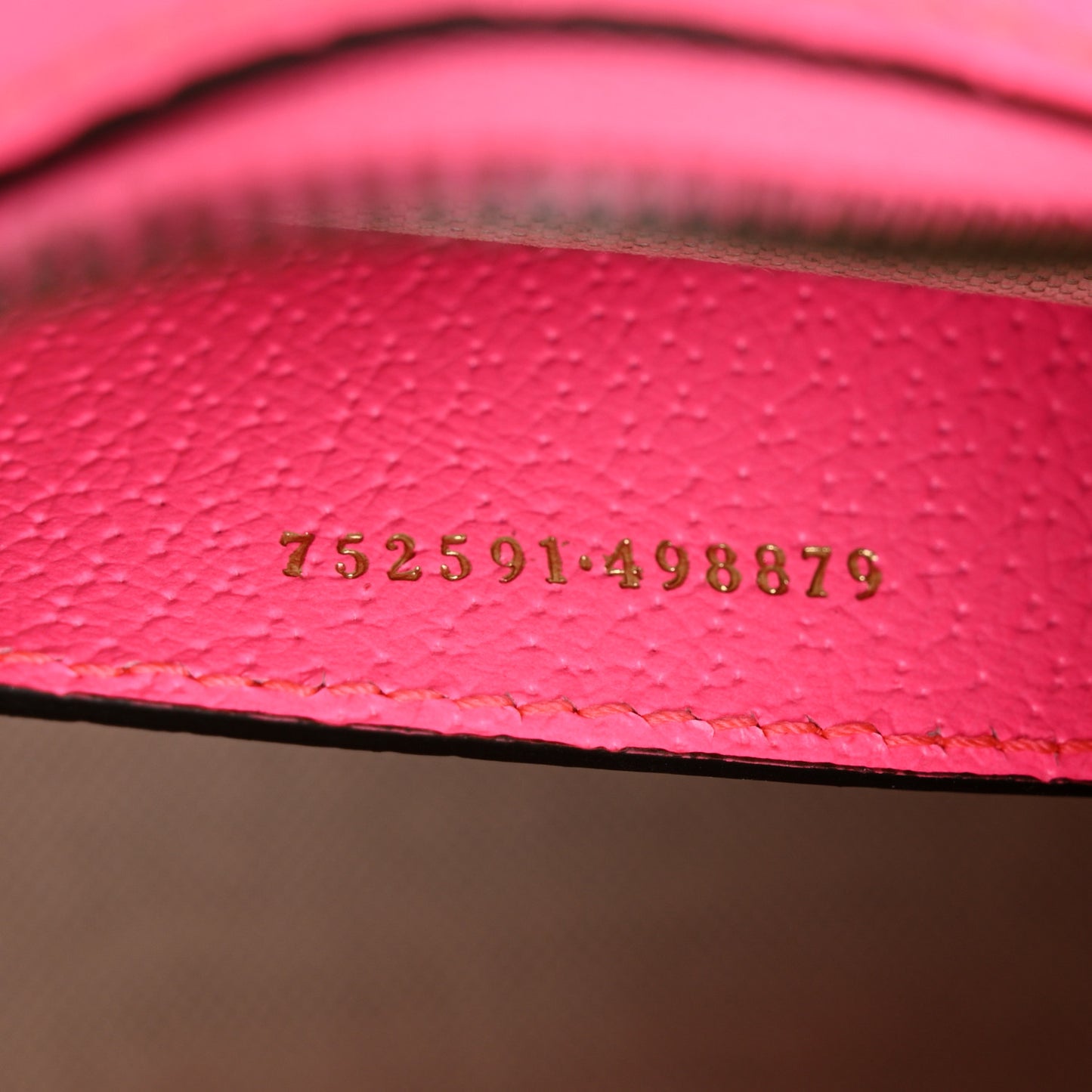 GG Supreme Monogram Textured Dollar Calfskin Web Ophidia Small Crossbody Bag Beige Ebony Fuchsia