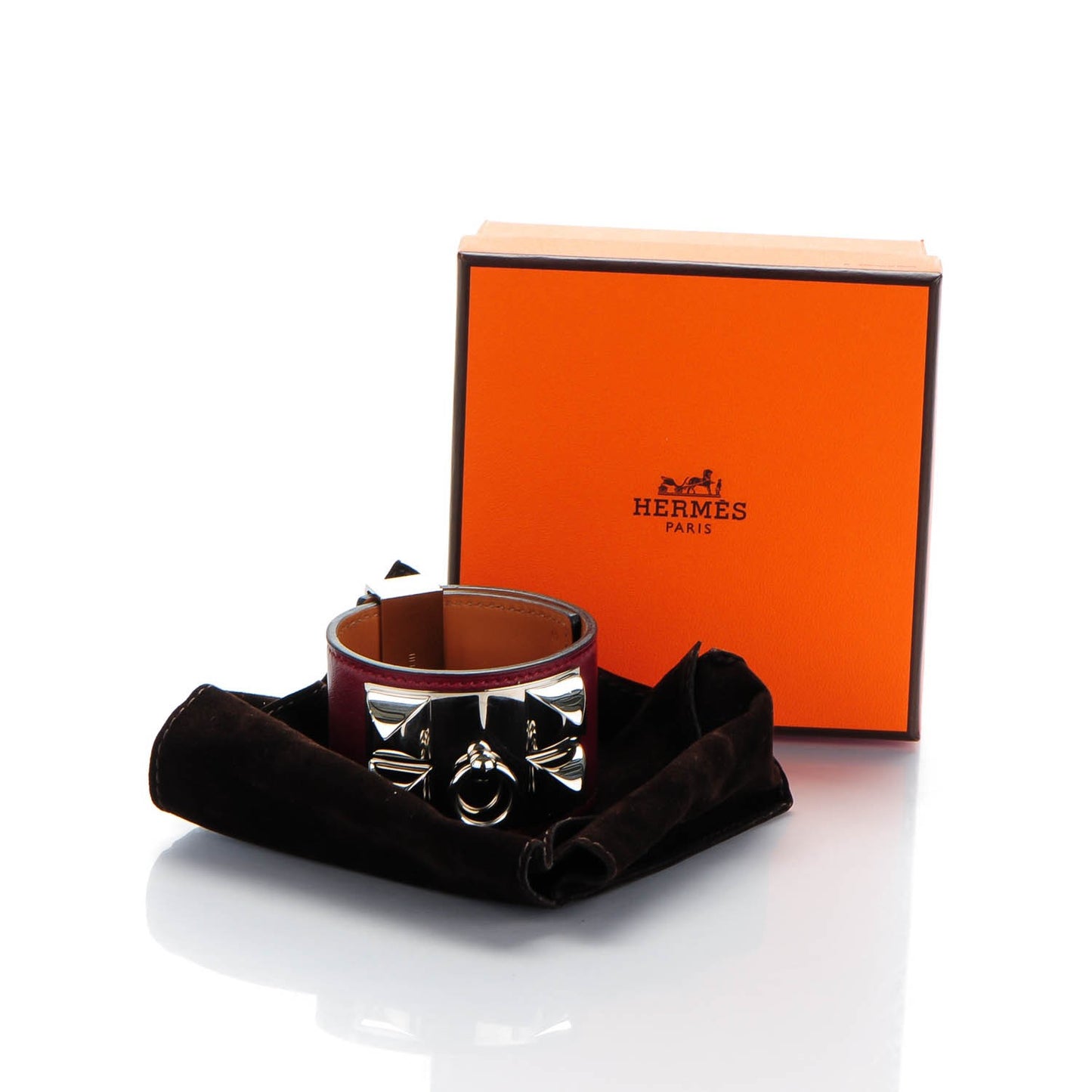 Tadelakt Collier De Chien CDC Bracelet S Rouge H