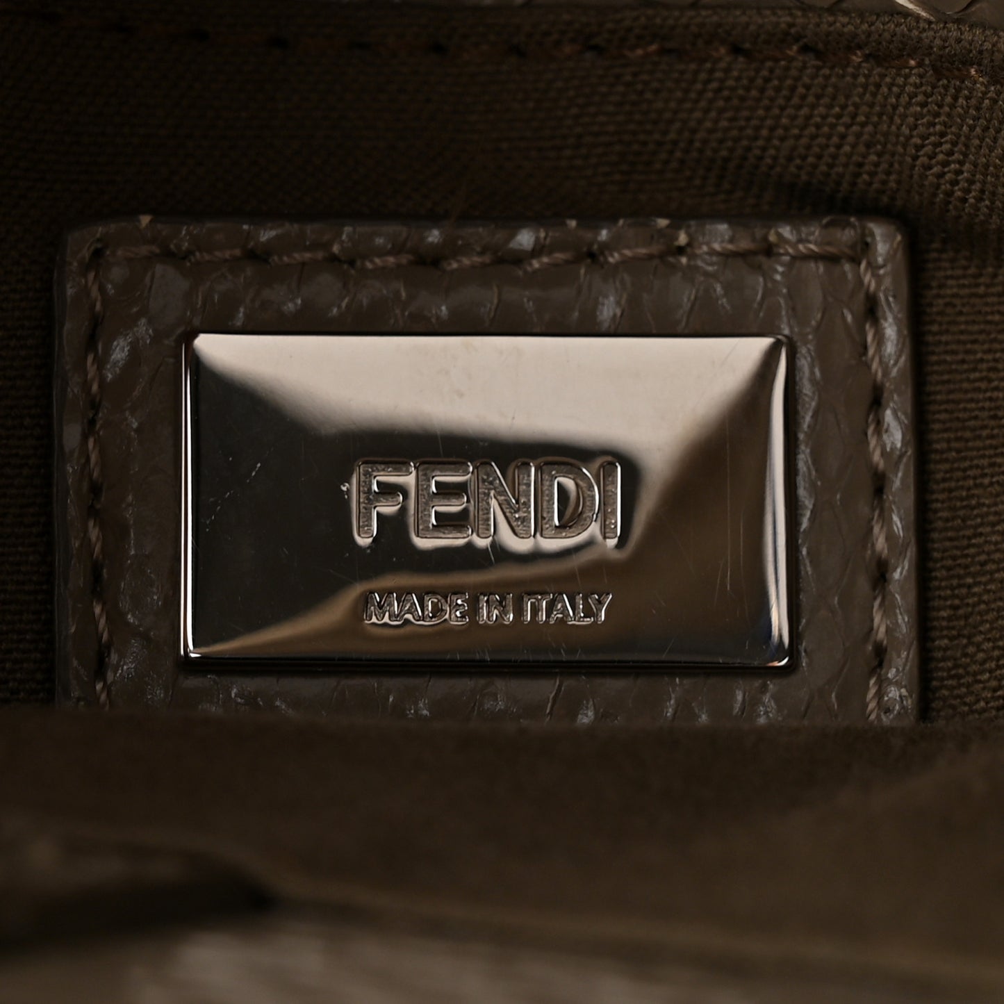 Snakeskin Petite 2Jours Tote Beige Multicolor