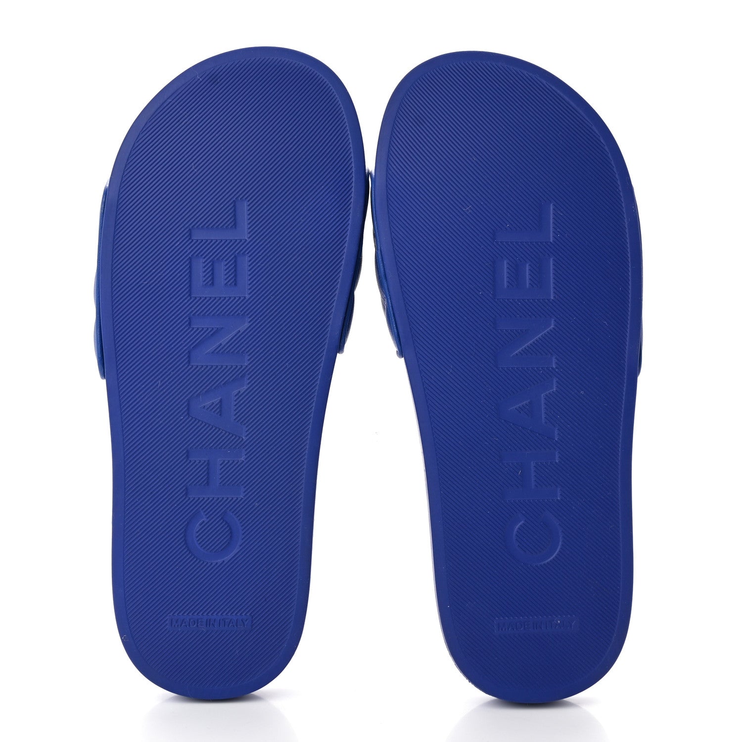 Chanel Lambskin Quilted CC Mules Sandals 36 Dark Blue 5 of 11