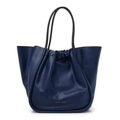 Proenza Schouler Calfskin XL Ruched Tote Dark Navy 1 of 11