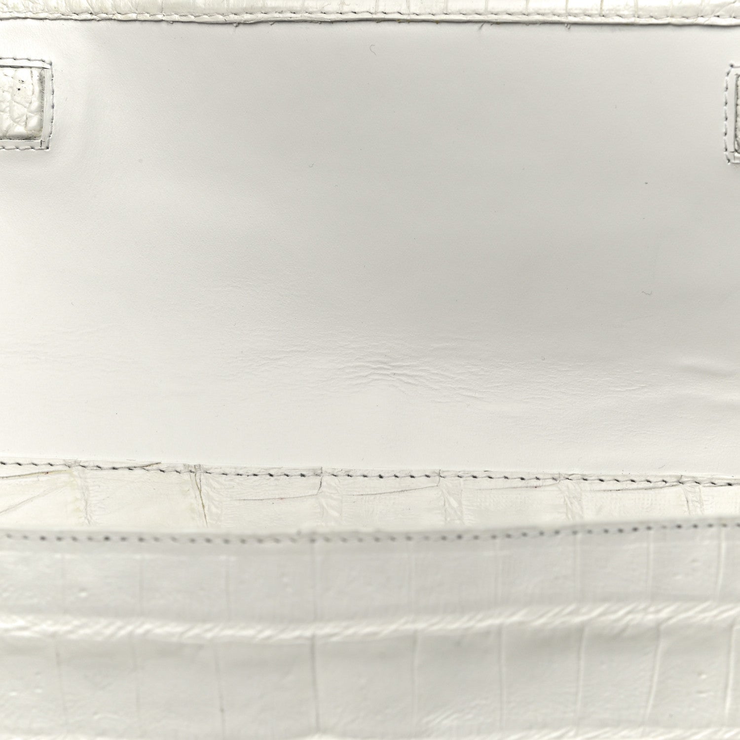 Nancy Gonzalez Crocodile Clutch White 12 of 18