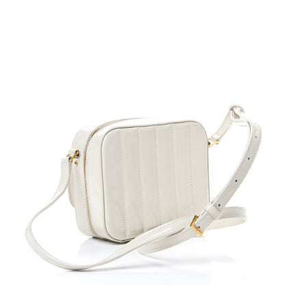 Saint Laurent Patent Matelasse Monogram Toy Vicky Camera Bag Off White 2 of 9