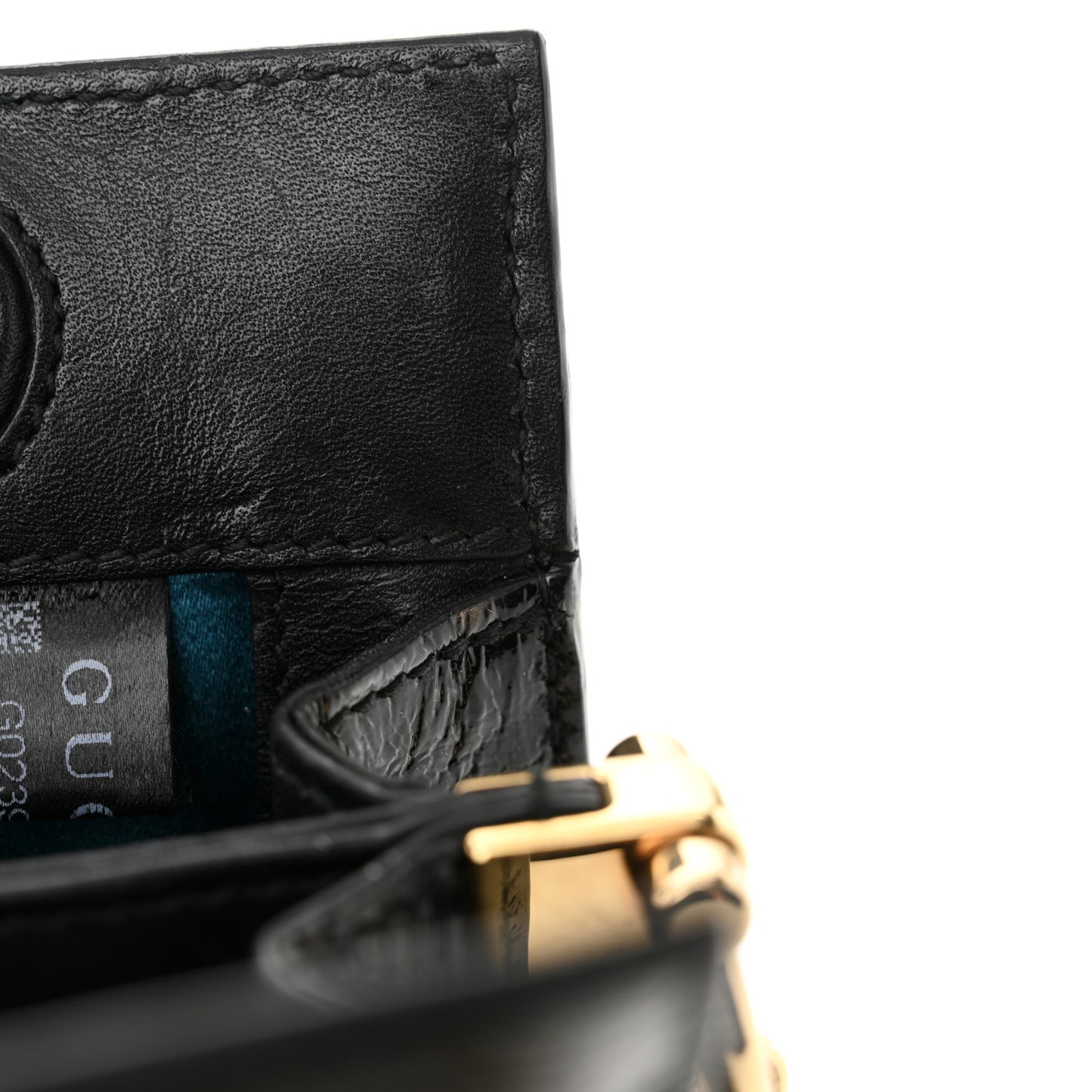 Suede Patent Web Small Ophidia Chain Shoulder Bag Nocciola Black