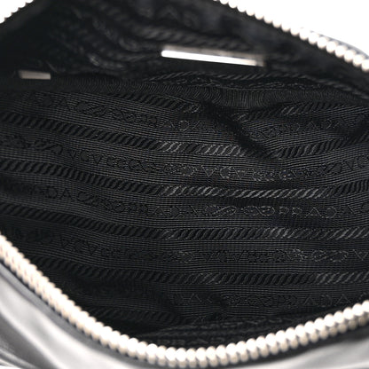 Prada Grace Lux Triangle Shoulder Bag Black 5 of 10