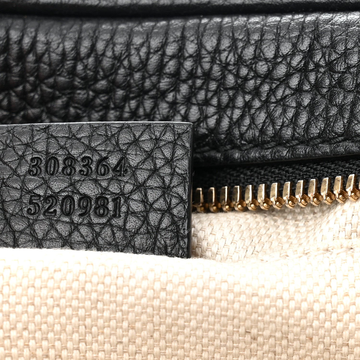 Gucci Pebbled Calfskin Small Soho Disco Bag Black 7 of 10