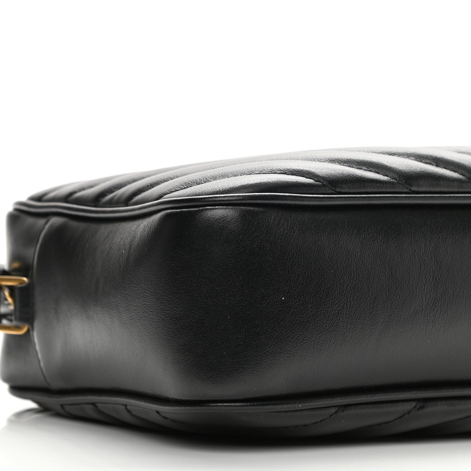 Saint Laurent Calfskin Matelasse Monogram Lou Camera Bag Black 9 of 10
