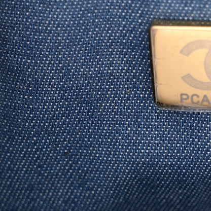 Chanel Denim Quilted Mini Pearl Crush Flap Blue 7 of 10