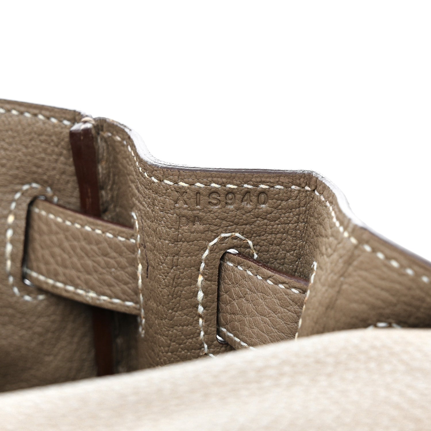 Hermes Togo Kelly Retourne 28 Etoupe 7 of 11