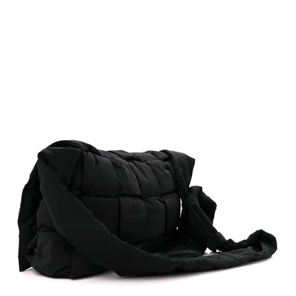 Bottega Veneta Nylon Intrecciato Padded Tech Maxi Cassette Bag Black 3 of 12
