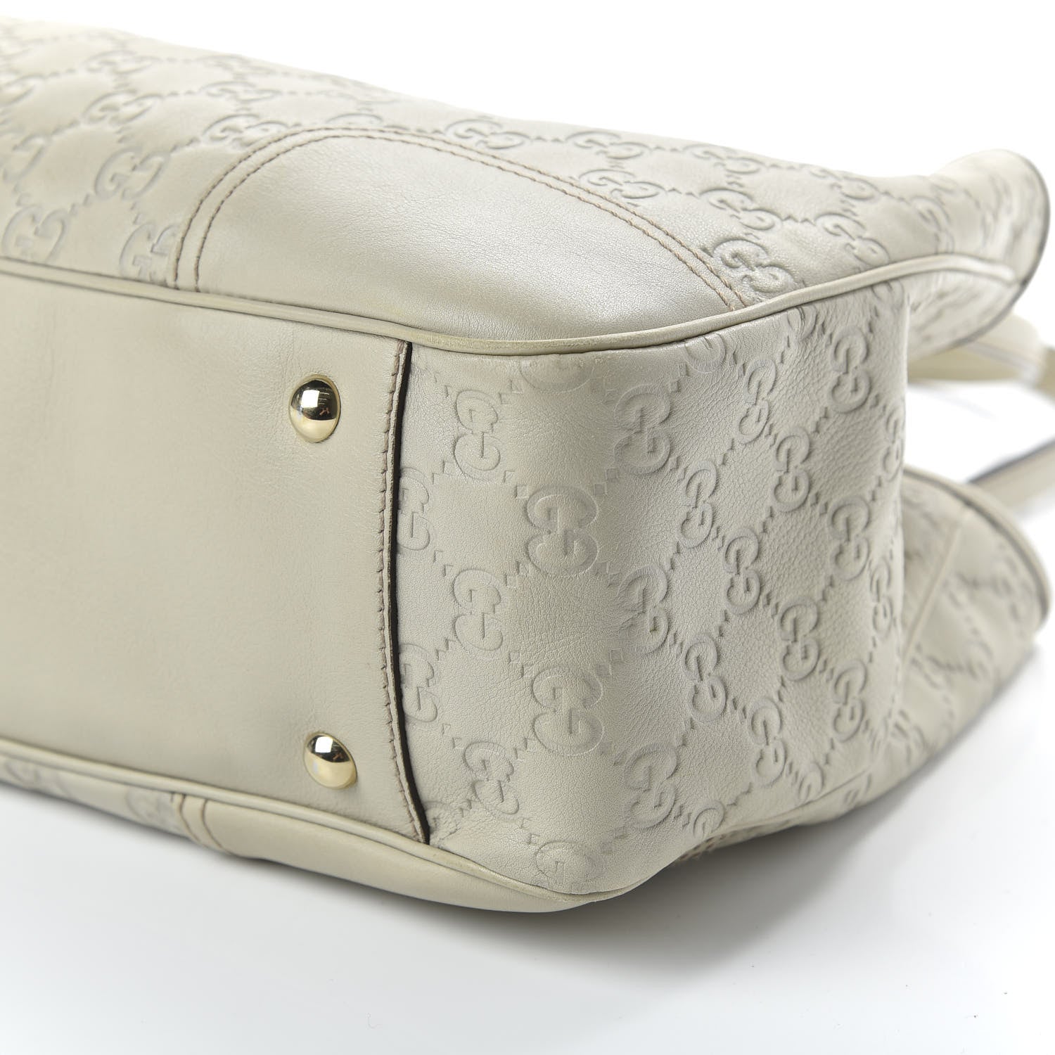 Gucci Guccissima Medium Princy Tote Off White 7 of 12