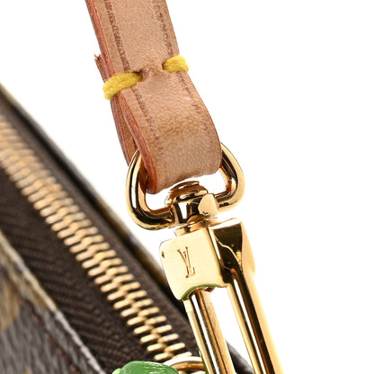 Louis Vuitton Monogram Perforated Pochette Accessories Bag Green 12 of 12