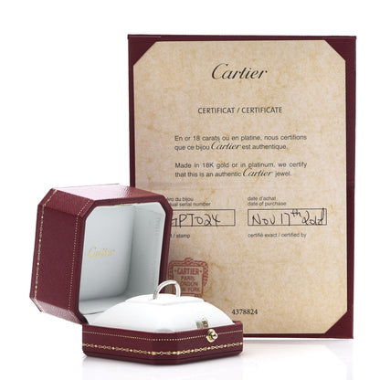 Cartier Platinum Diamond Ballerine Wedding Band Ring 48 4.5 6 of 6