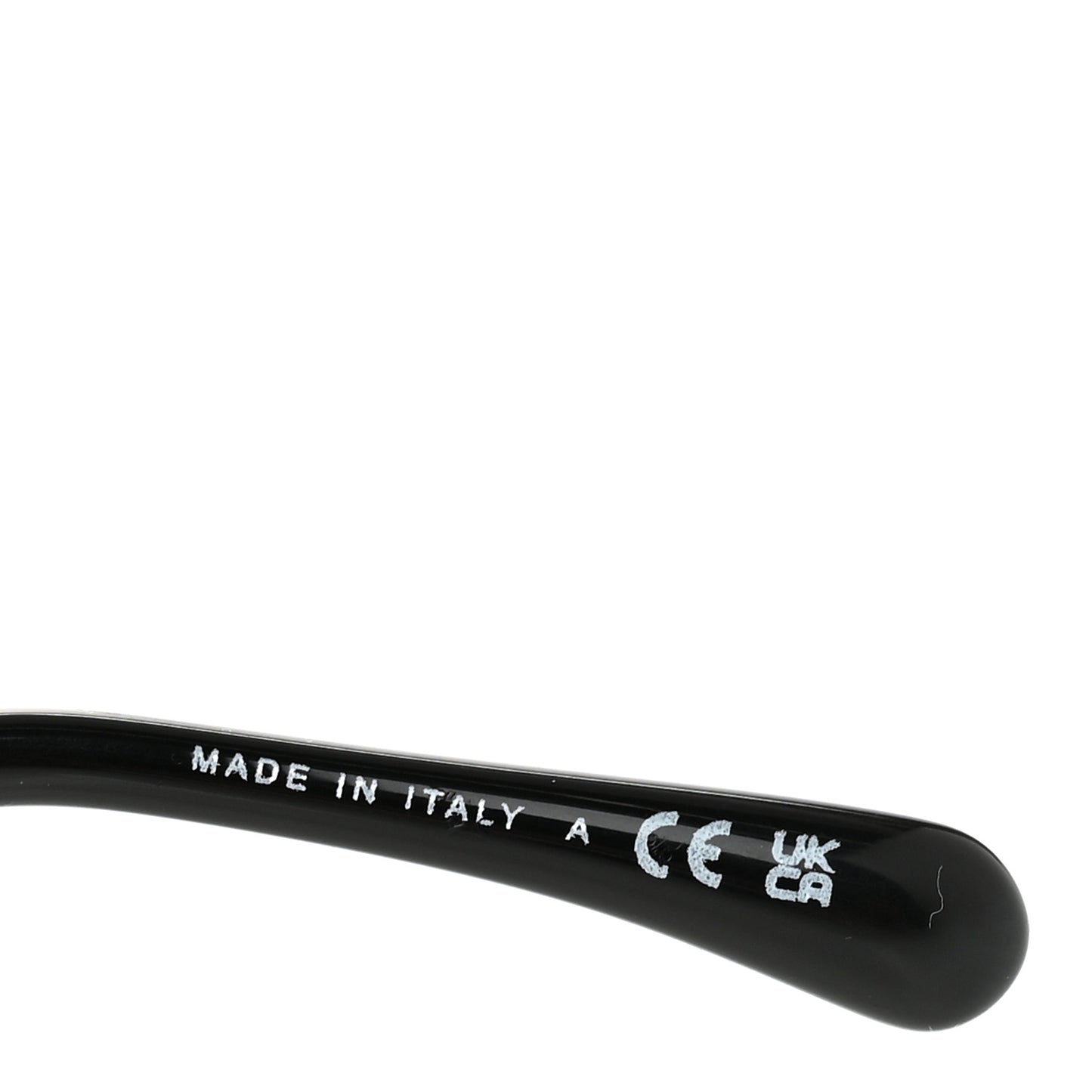 Acetate Strass Square Sunglasses 5422-B-A Black White
