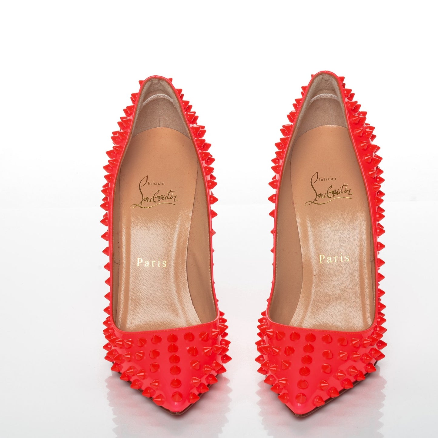 Patent Pigalle Spikes 120 Pumps 36 Fluo Rose Paris