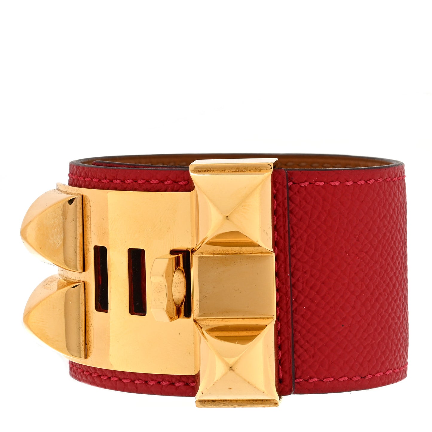 Epsom Collier de Chien CDC Bracelet S Rouge Casaque