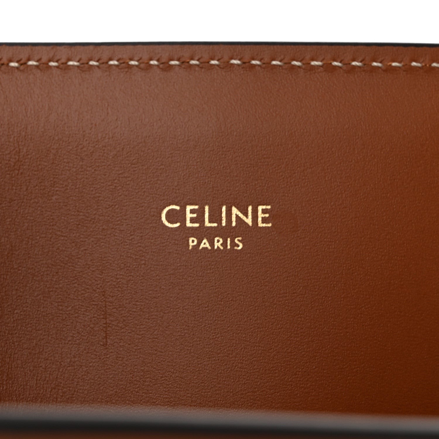 Celine All Over Textile Calfskin Small Vertical Cabas Natural Tan Black 6 of 11