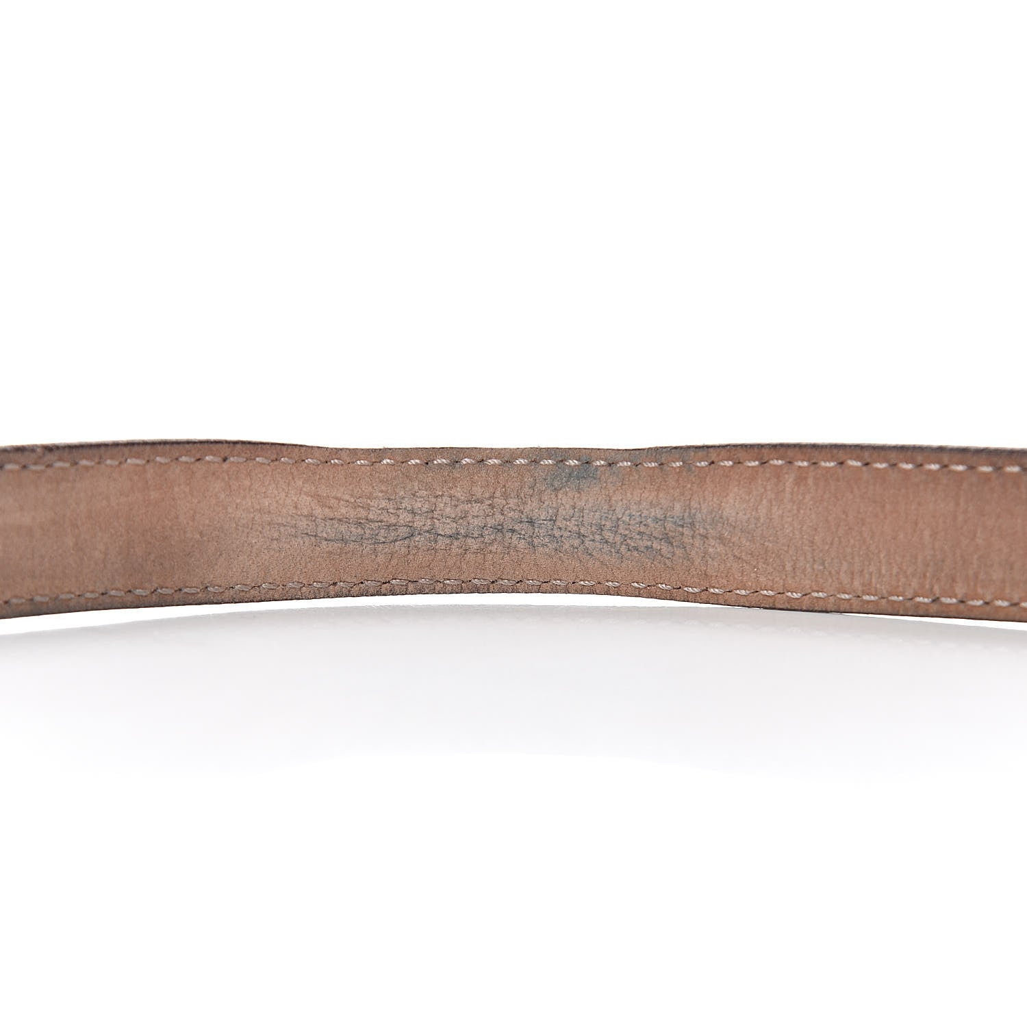Gucci Metallic Calfskin Crystal Interlocking G Belt 95 38 Sasso 7 of 7