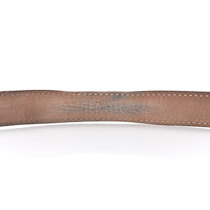 Gucci Metallic Calfskin Crystal Interlocking G Belt 95 38 Sasso 7 of 7