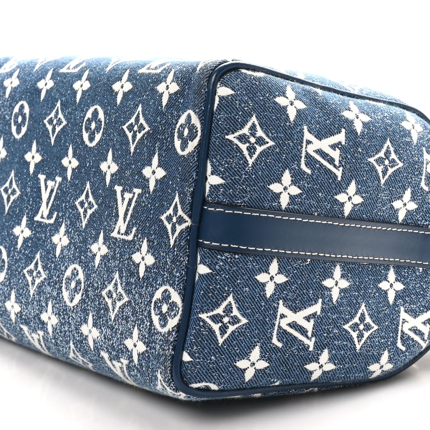 Monogram Jacquard Denim Speedy Bandouliere 25 Bleu