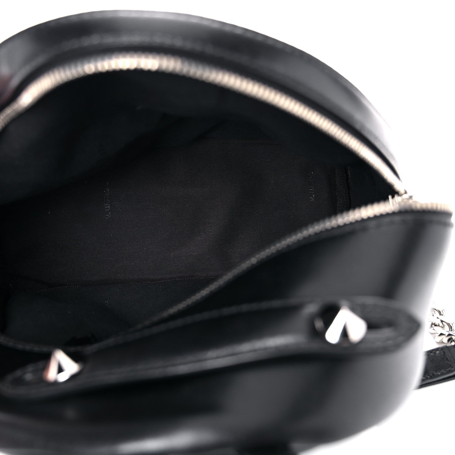 Fendi Vitello Liberty Pearl Romantic Bow Mini Backpack Black 5 of 13