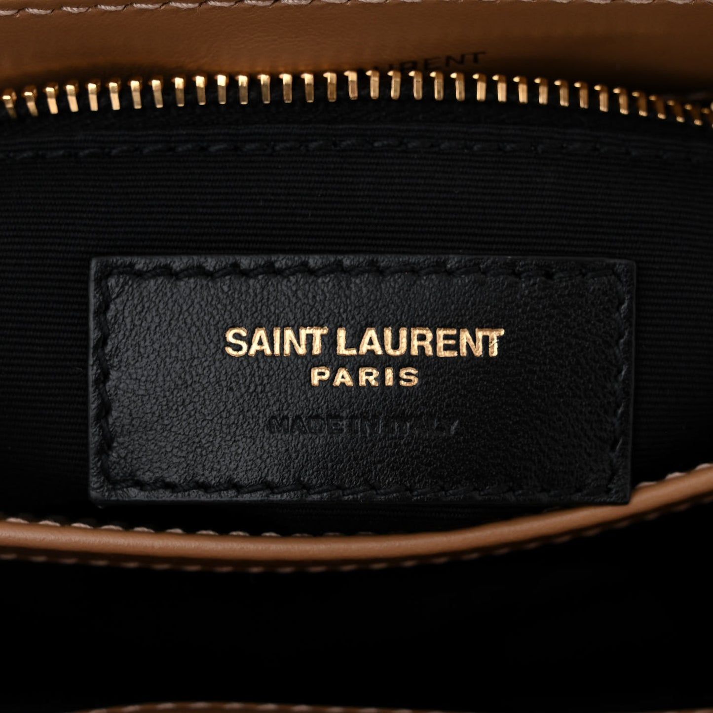 Calfskin Y Quilted Monogram Toy Loulou Crossbody Bag Latte