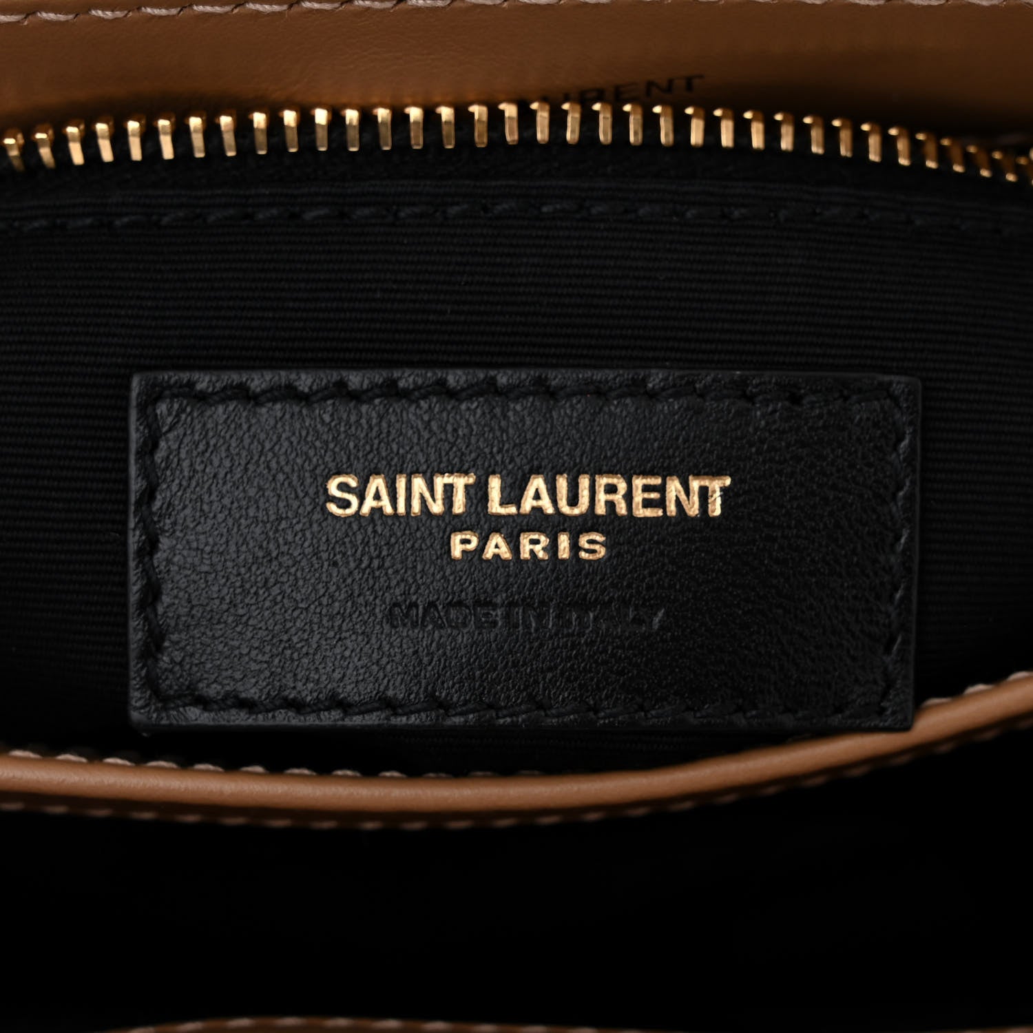Saint Laurent Calfskin Y Quilted Monogram Toy Loulou Crossbody Bag Latte 6 of 10