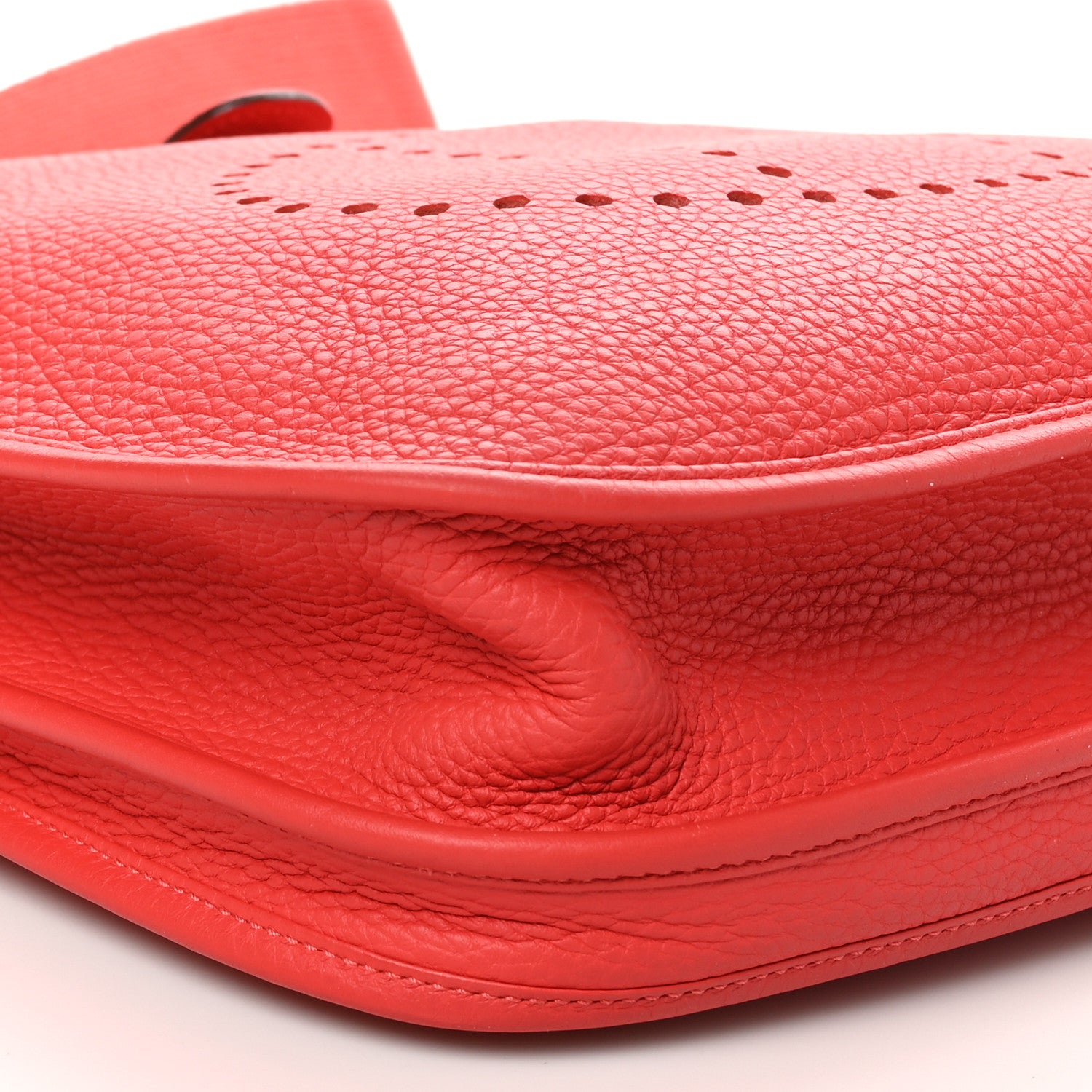 Hermes Taurillon Clemence Evelyne III PM Rouge Pivoine 9 of 10