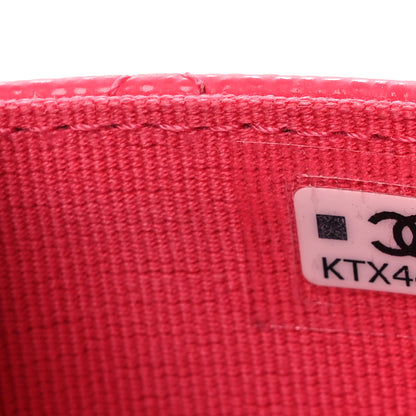 Chanel Caviar Quilted Flap Card Holder Wallet Fuchsia 8 of 9