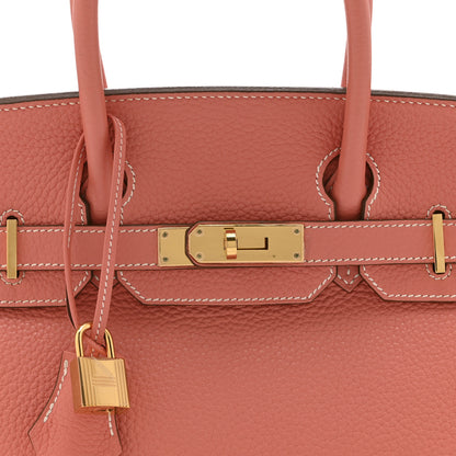 Hermes Taurillon Birkin 30 Flamingo 8 of 10