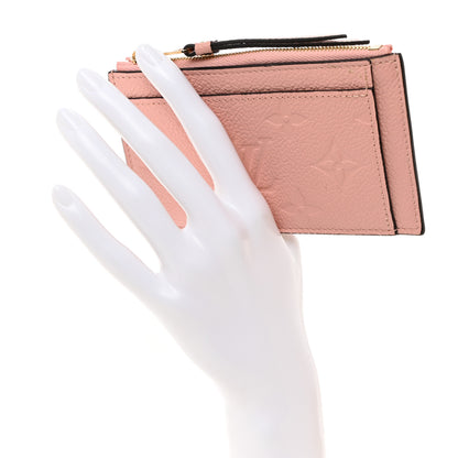 Louis Vuitton Empreinte Zipper Card Holder Rose Poudre 2 of 6