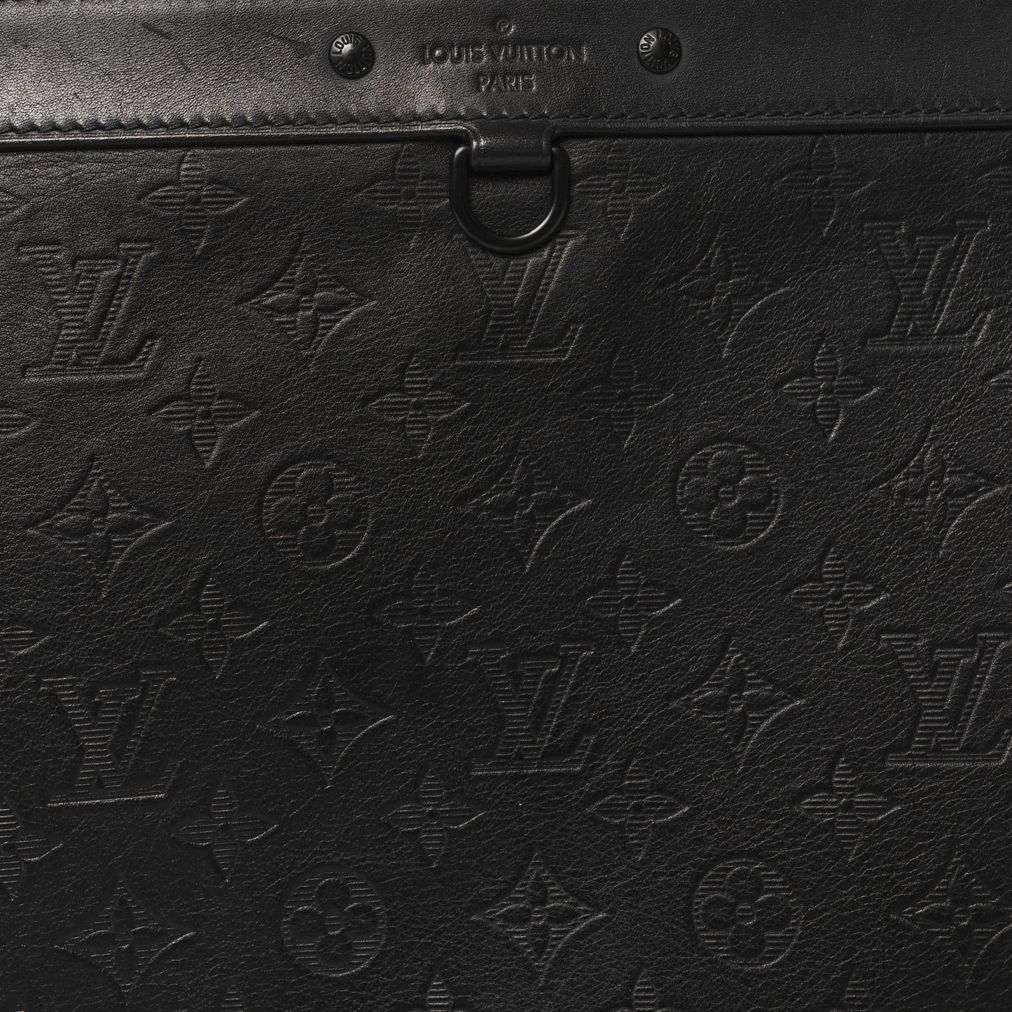 Calfskin Monogram Shadow Discovery Pochette Black