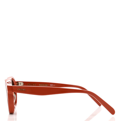 Celine Acetate Bevel Cat Sunglasses CL41370/S Orange 3 of 6