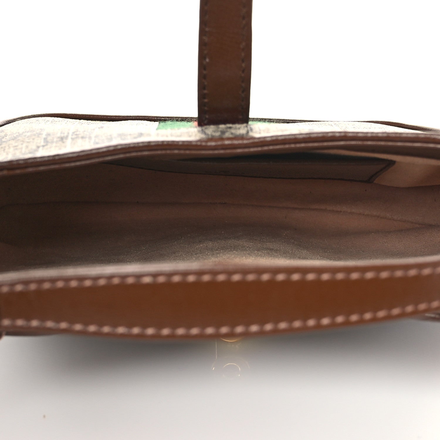 Gucci GG Supreme Monogram Azalea Calfskin Web Mini Jackie 1961 Hobo Beige Ebony Brown Sugar 5 of 8