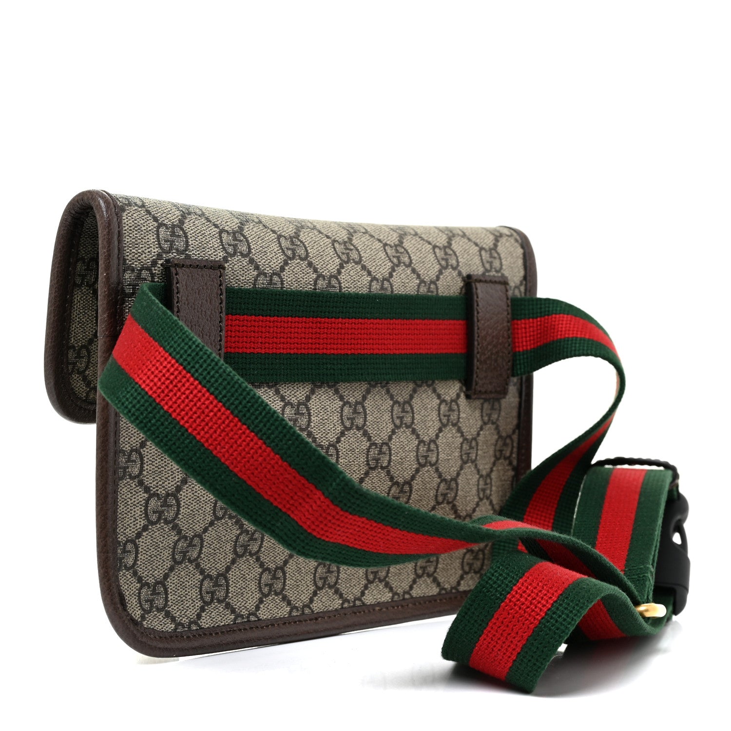 Gucci GG Supreme Monogram Neo Vintage Web Belt Bag Brown 3 of 11