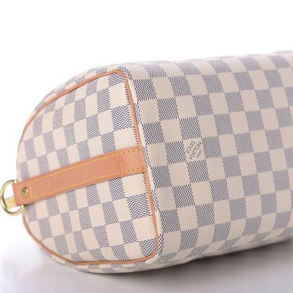 Louis Vuitton Damier Azur Speedy Bandouliere 25 6 of 9