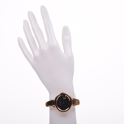 Gucci Stainless Steel 36mm Guccissima Quartz Watch Black 2 of 7