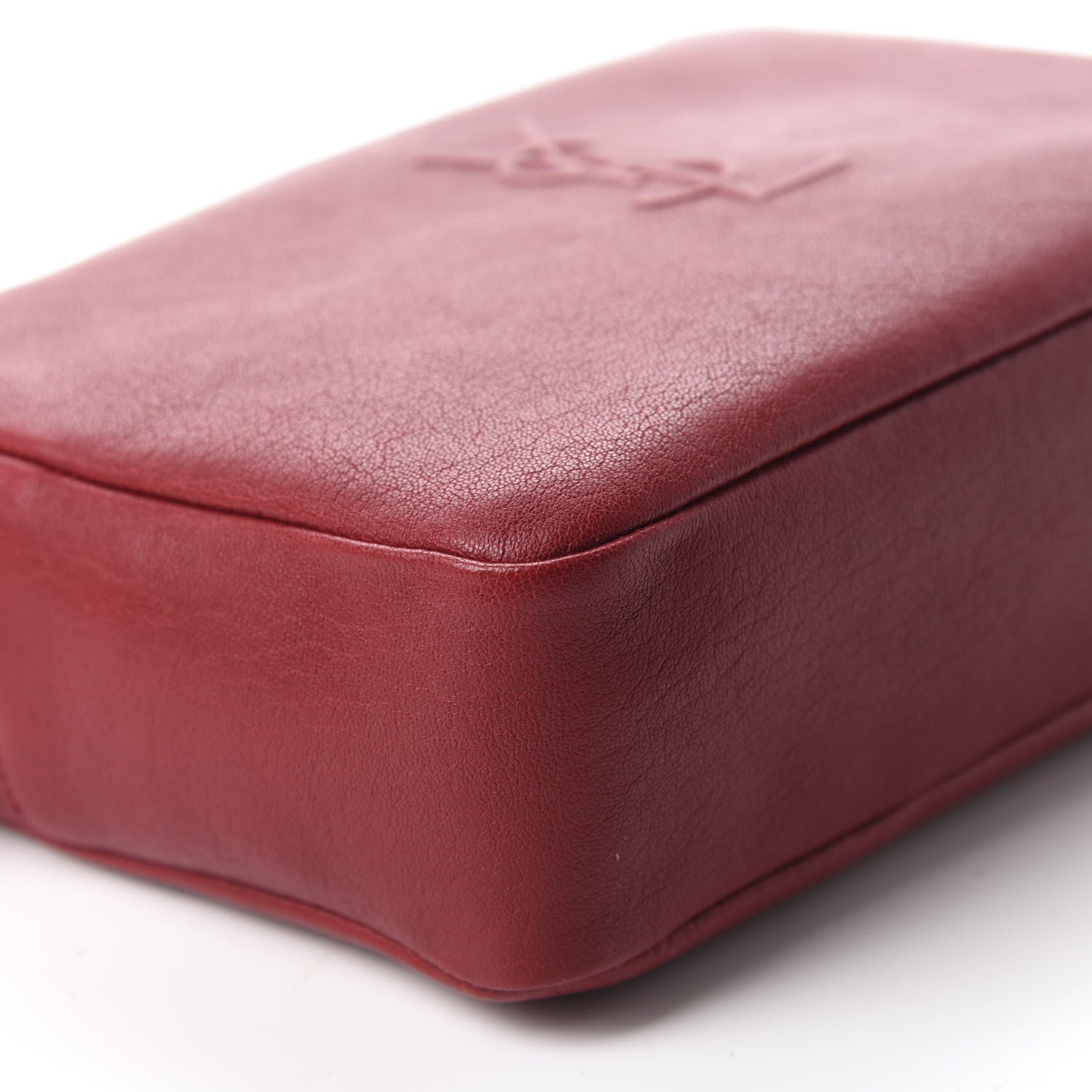Saint Laurent Lambskin Monogram Small Lou Camera Bag Lipstick Red 6 of 10