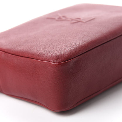 Saint Laurent Lambskin Monogram Small Lou Camera Bag Lipstick Red 6 of 10