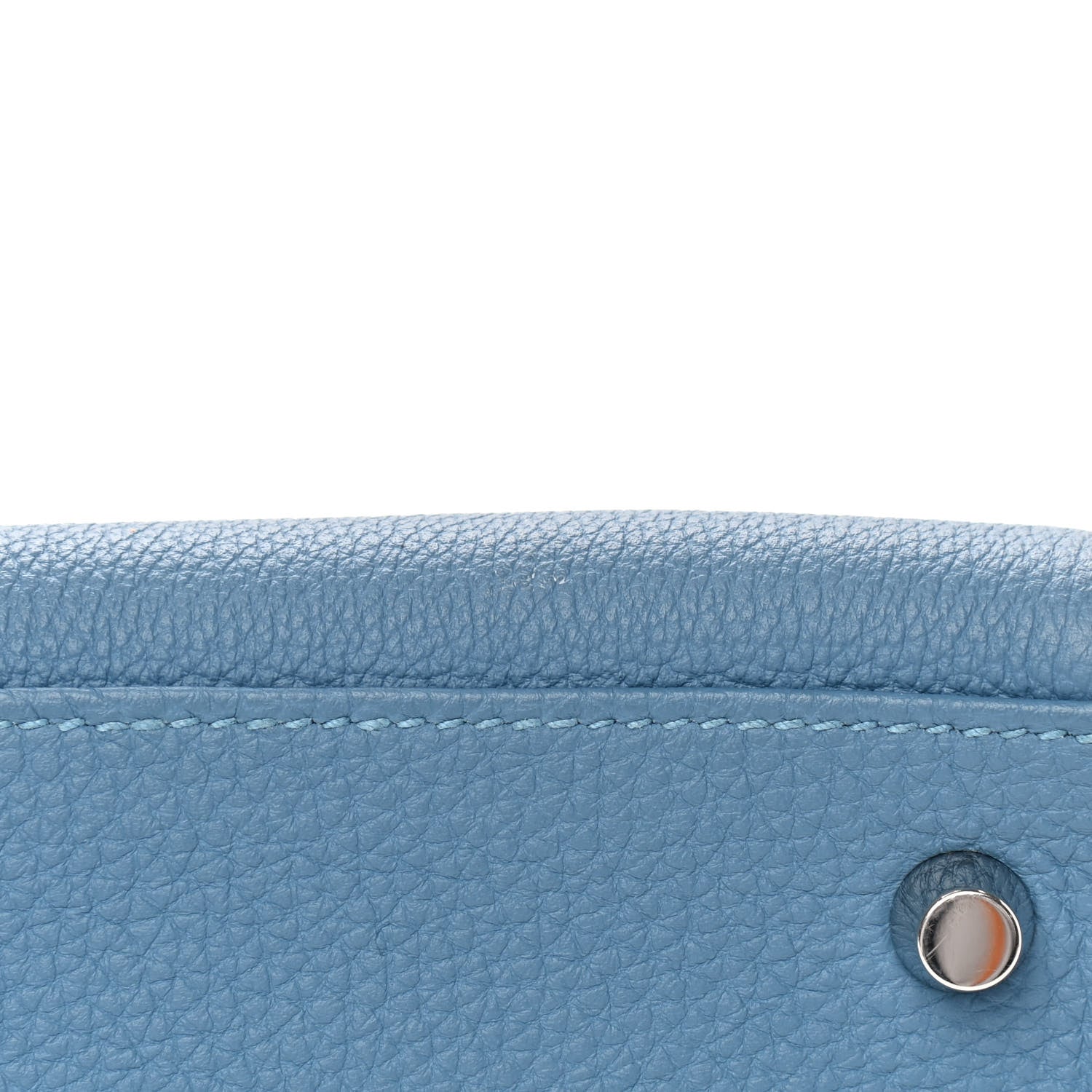 Hermes Togo Kelly Retourne 28 Azur 8 of 10