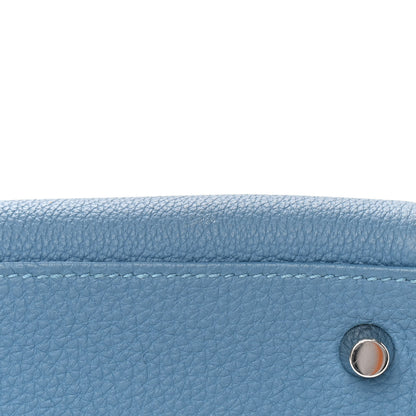 Hermes Togo Kelly Retourne 28 Azur 8 of 10