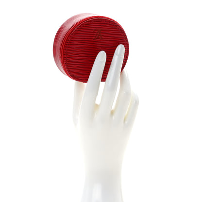 Louis Vuitton Epi Ecrin Bijoux 8cm Jewelry Box Red 2 of 6