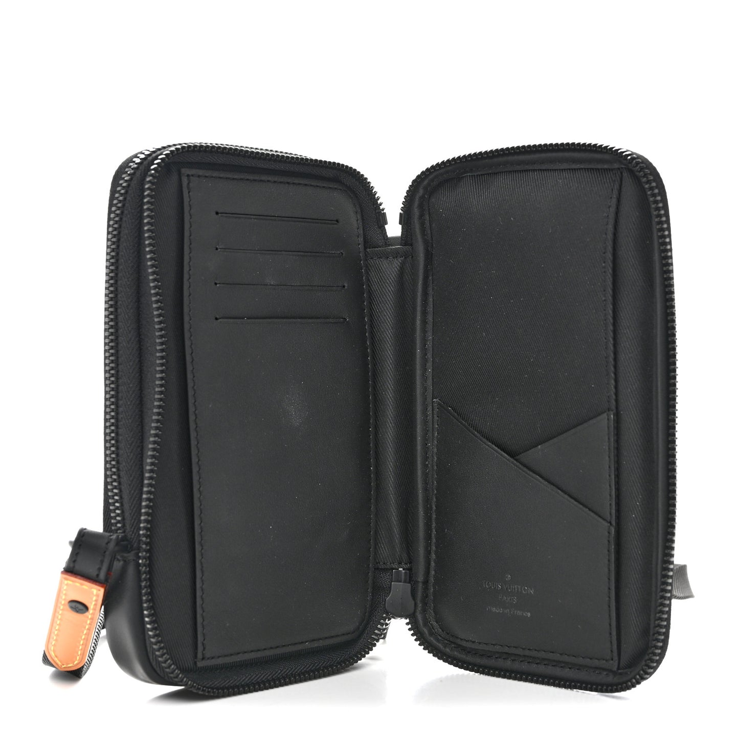 X NIGO Giant Damier Ebene Tortoise Double Phone Pouch