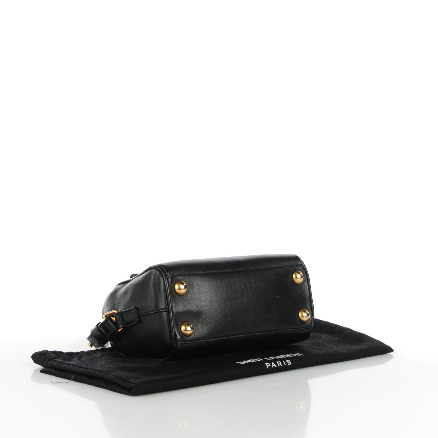 Saint Laurent Lambskin Toy Classic Duffle Black 4 of 7