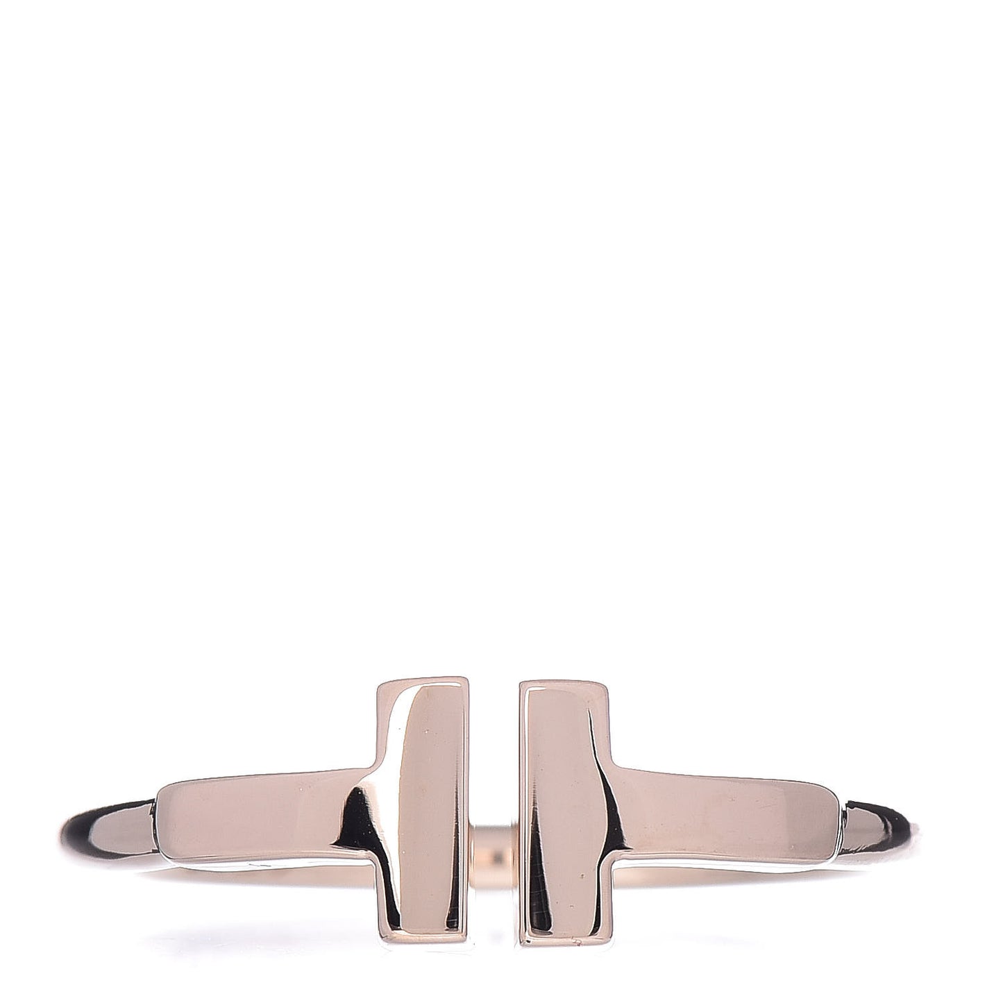 18K Rose Gold T Wire Ring 50 5.25