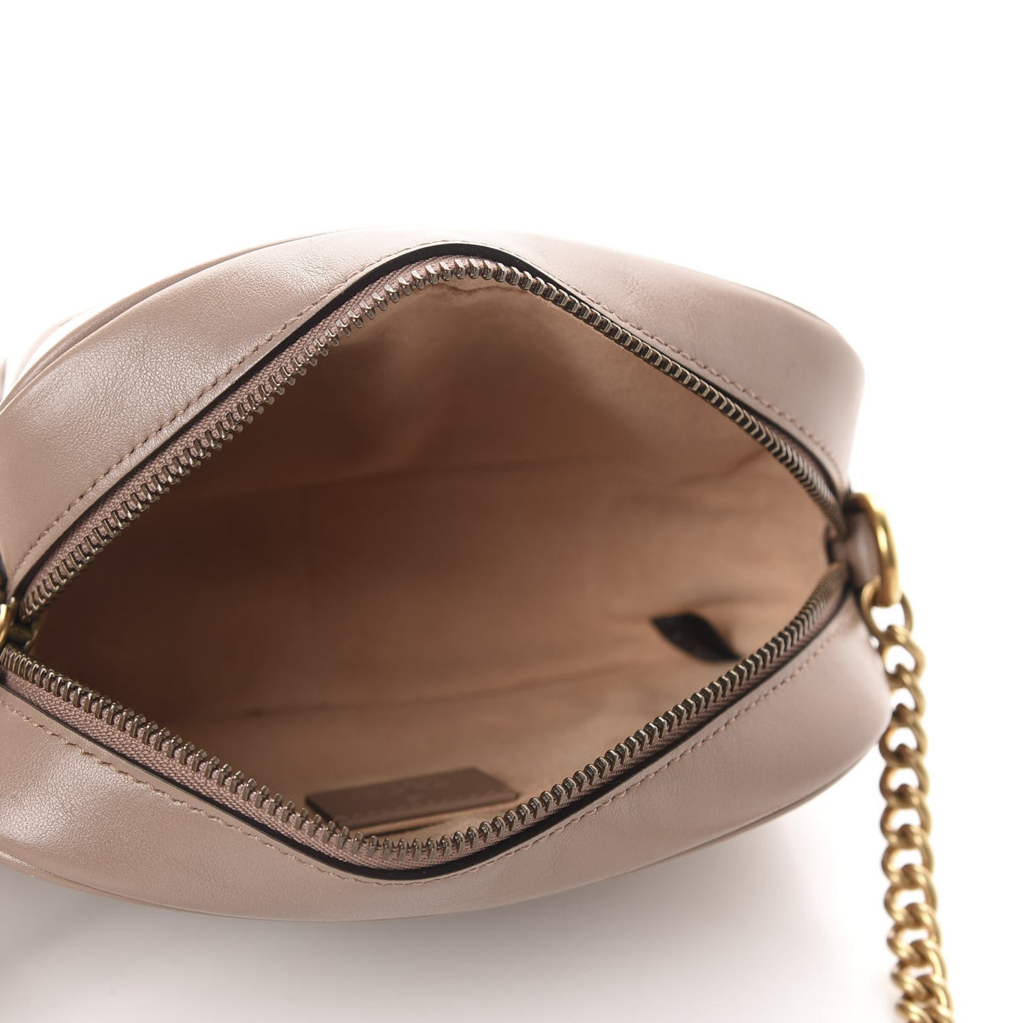 Calfskin Matelasse Mini GG Marmont Chain Shoulder Bag Porcelain Rose