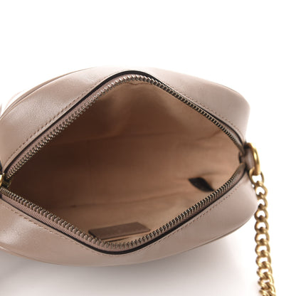 Gucci Calfskin Matelasse Mini GG Marmont Chain Shoulder Bag Porcelain Rose 5 of 11