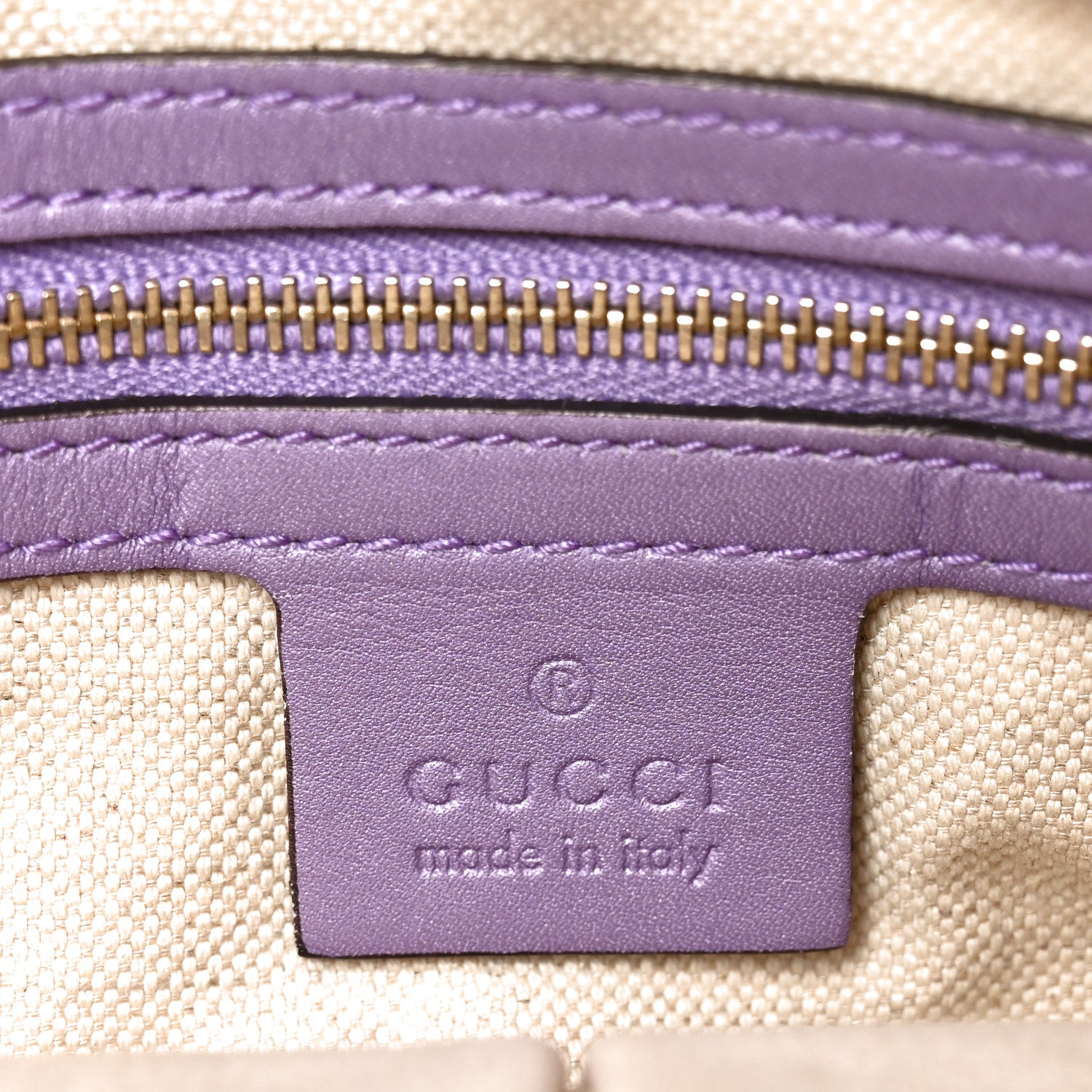 Gucci Monogram Small Lovely Heart Messenger Purple 6 of 10