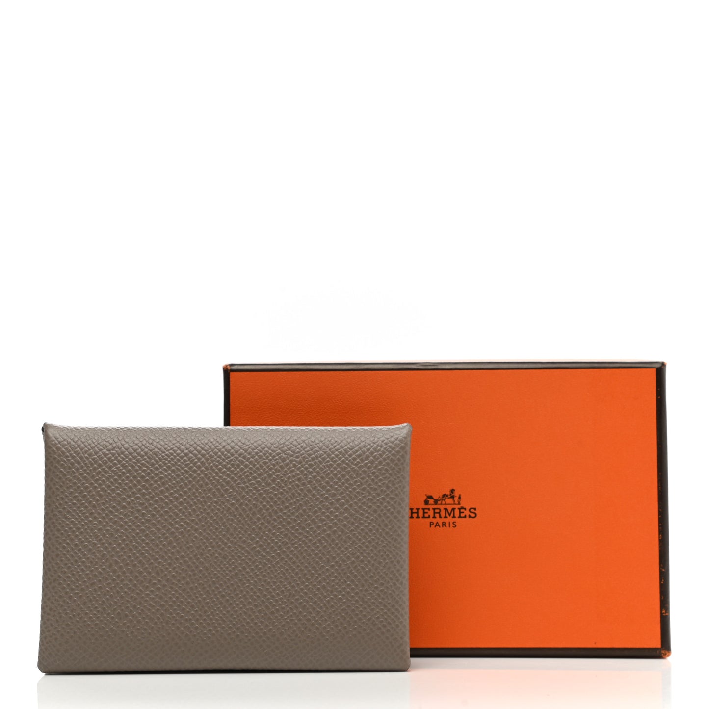 Epsom Calvi Card Case Etoupe